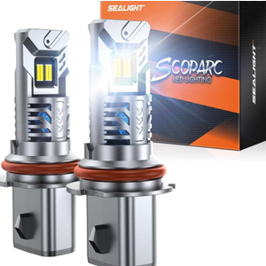 SEALIGHT® S2S 9007/HB5 70W 6500K White IP68 LED Headlight Bulbs 2Pcs