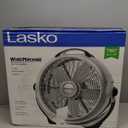 Lasko Wind Machine Fan, Air Circulator Fan with 3 Speeds, 20" Model 3300, Gray