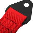 RASTP Limit Strap, Premium Quad Wrap Limit Strap Car Hauler Axle Straps Truck Wrecker Wheel Tie Down Strap with 10,000 Lb Webbing Strength (18 Inch,Red)