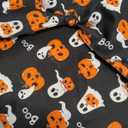 Realeaf Halloween Dog Bandanas 2 Pack, Reversible Orange Pumpkin Pet Scarf for Boy and Girl, Premium Durable Fabric, Holiday Bandana for Small Medium Large and Extra Large Dogs (Large)