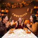 Thanksgiving Friendly Feud Quiz, Thanksgiving Party Games, Family Feud Games, Ice Breaker Game for Adults, Fall Party Supplies, Includes 12 Preliminary Cards and 3 Final Round Cards, ZC02