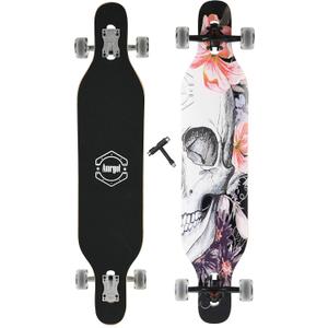 42 inches Complete Longborads Drop Through Deck Concave Cruise Professional Longboards