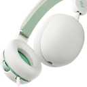 Skullcandy Grom Over-Ear Wired Headphones for Kids, Volume-Limiting, Share Audio Port, Microphone, Work with Bluetooth Devices and Computers - Bone Seafoam