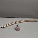 Curved Shower Curtain Rod, Adjustable 40-72 inches Extra Wide Curved Shower Rods for Bathroom, Rust proof Shower Rod, Stainless Steel Curved Curtain Rod for Shower, Bathtub, Brushed Nickel