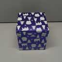 Cholemy 5 Pcs Christmas Nesting Gift Box with Lid Square Assorted Size Xmas Nested Box Set Christmas Gift Box with Ribbon for Christmas House Warming Gift Wrap (White Ribbon,Polar Bear)