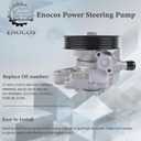 21-5919 Power Steering Pump with Pulley Compatible with 1998 1999 2000 2001 2002 H'onda Accord 2.3L Replace# 56110-PAA-A01 Power Steering Assist Pump