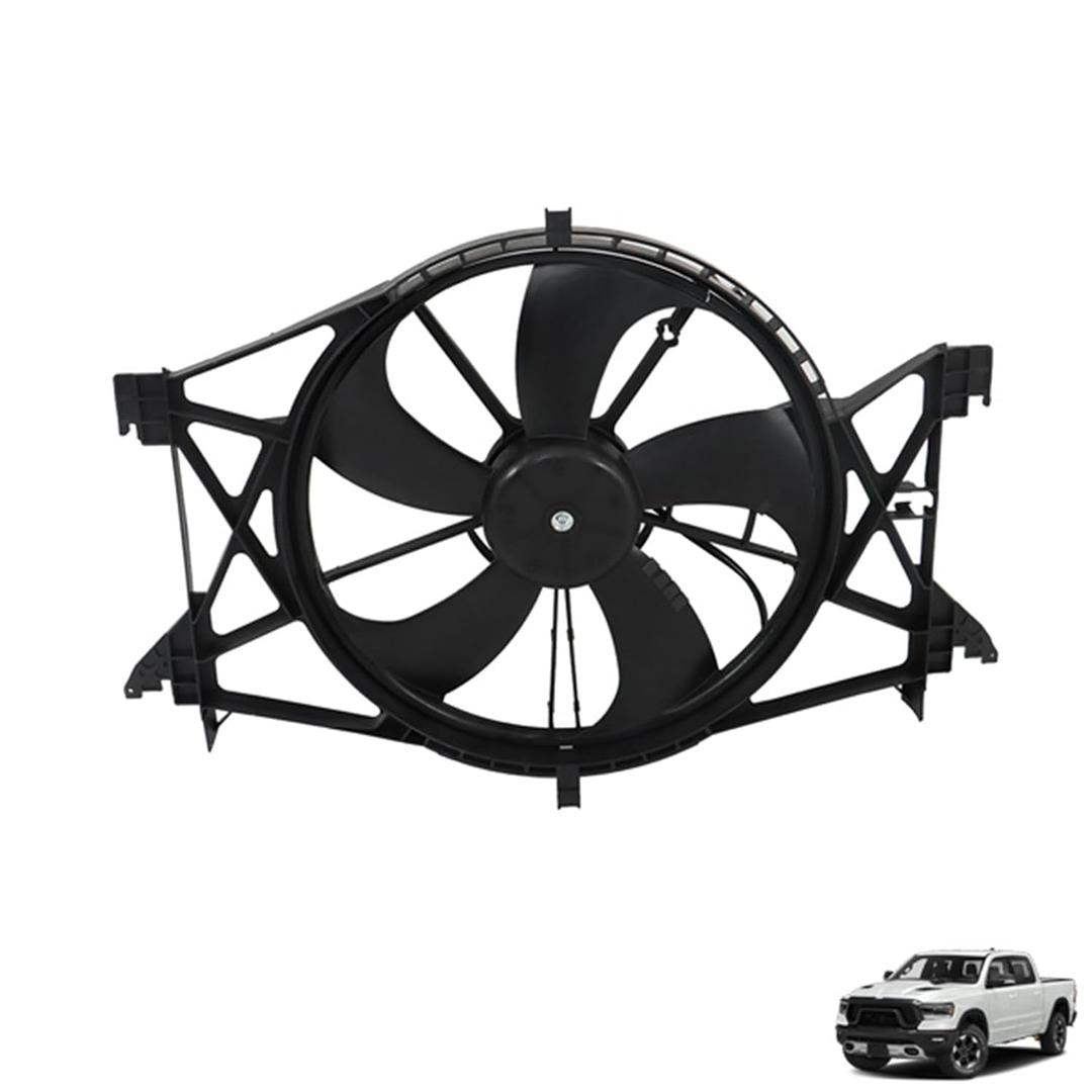 munirater Radiator Cooling Fan Assembly Replacement for r-am 1500 2011-2020