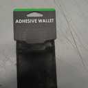 5 x  Leather Adhesive Pocket Card Holder with Two Slots In Black