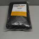 Black Plastic Table Cloth - 16 Pack 84" Round Disposable Tablecloths for Round Tables, Waterproof Table Cover for Holiday Parties & Gatherings