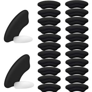 12 Pairs Pads for Shoes,Heel Grips for Womens Shoes That are Too Big,Heels Grips Liner Cushion Insert for Loose Shoe,Filler Improved Shoe Fit and Comfort(12Pairs Black).