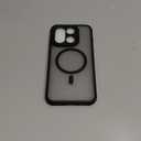 MAKAVO Magnetic for OnePlus 15 Case [Compatible with MagSafe] Translucent Matte Shockproof Phone Case with Camera Cover, One Plus 15 Slim Thin Yet Military Grade Drop Proof Silicone Bumper Case, Black