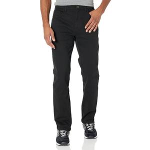 Amazon Essentials Men's Chinos, Athletic Fit, Work Pants, 5-Pocket, Comfort Stretch (31W x 32L, Black)