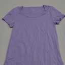 Amazon Essentials Women's Slim-Fit Cap-Sleeve Scoop Neck T-Shirt, Pack of 1, Size M