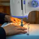 Stoigeld Sewing Machine for Beginners with 20Pcs Fabric & 32Pcs Sewing Threads Kit,Portable Sewing Machine with 12 Built-in Stitches & 2 Speed(High-Low Speeds)-SM-725