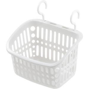 Hanging Plastic Storage Basket, Small Hanging Organizer For Bathroom, Kitchen, Dorm Room, Wall Mounted