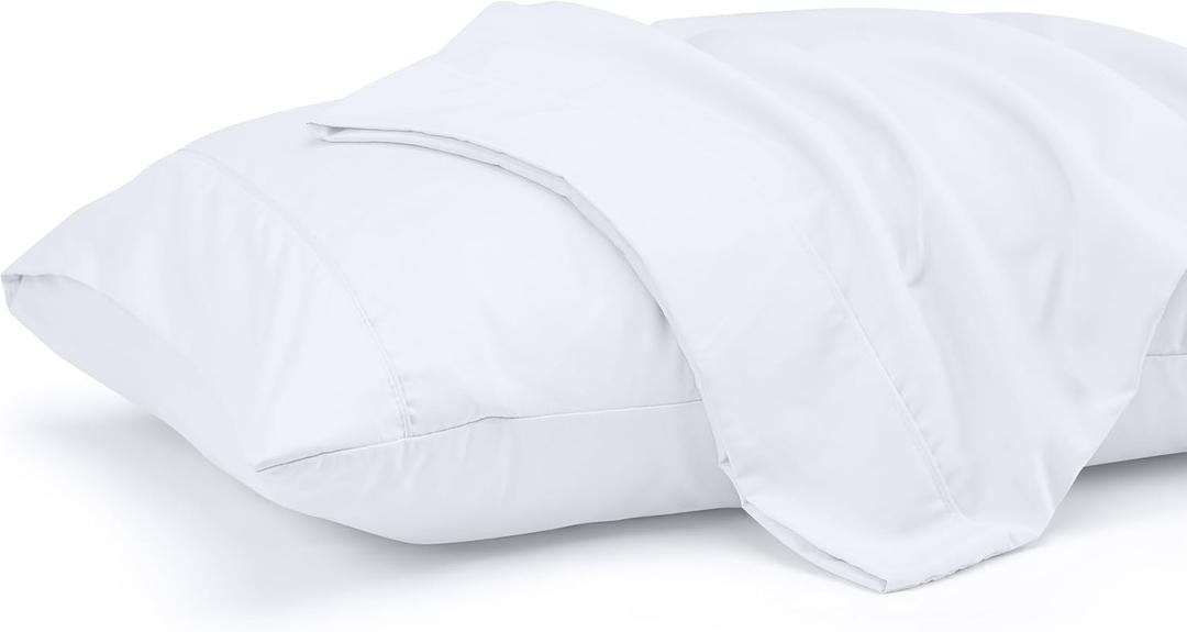 Utopia Bedding Pillow Cases King Size 2-Pack – Soft Brushed Microfiber – Envelope Closure – Perfect for Hospitals, Hotels, Guest Rooms – Oeko-TEX Certified, 20x40 Inches (White)
 19x40