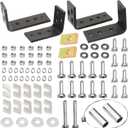5th Wheel Hitch Installation Kit - Universal Fit for Reese 5th Wheel Trailer Hitches Models #30035, 58058; Includes Hardware & Brackets - Replacement Part for Reese 30439 (10-Bolt Design)