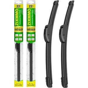 OEM Quality 22in + 22in Premium All-Season Windshield Wiper Blades for Original Equipment Replacement (Set of 2)