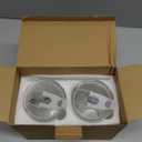 2PCS 20oz Glass Cups with Lids and Straws, Iced Coffee Cups with Lids, Stylish Ribbed Thick Drinking Glasses Tumbler for Juice, Smoothies, Cold Beverages, Cute Cup Gifts with Clean Brush