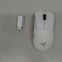 Razer DeathAdder V3 Pro Wireless Gaming Mouse: 64g Lightweight Ergonomic - 30K DPI Optical Sensor - Gen-3 Optical Switches - 8 Programmable Controls - Up to 90 Hr Battery - White (1000 Hz)