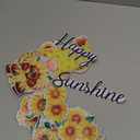 Geiserailie 16 Pcs Sunflower Gnome Refrigerator Magnets Cruise Door Magnets Spring Car Magnetic Stickers Summer Fridge Garage Decals Sunflower Party Decorations for Home Office Decor