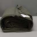 Palassio Olive Green 100% Cotton Quilt California Cal King Size Bedding Sets with 2 Pillow Shams, Oversized Lightweight Bedspread Shabby Chic Coverlet, Soft Bed Cover for All Season, 3 Pieces