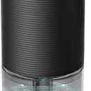 KouRy Dehumidifier 2200 Cubic Feet (215 sq ft) Small Dehumidifier Portable and Quiet Dehumidifiers for Basements, Home, Bedroom, Bathroom, Garage, Wardrobe, RV (Black)
