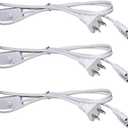 (3-Pack) T5 T8 LED Tube Power Extension Cable with On/Off Switch,LED T5/T8 Light Tube Integrated LED Light Fixture Extension Cable Wire (6FT/1.8M)