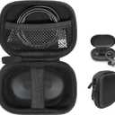 CaseSack Case for JLab Go Air Sport, Air Sport+, JLab Go, JBuds ANC 4, Epic ANC 3 (Black)