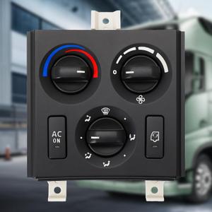 Sorghum Climate Control Module - A/C Control Panel Module 12V Air Conditioning Heater Control Switch 7+14 Pins Compatible with Volvo Truck Replace OEM 21326144 20521077 21318109 22090434