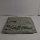 TREELY 100% Acrylic Knitted Throw Blanket Couch Cover Blanket(90 x 90 Inches, Light Sage Green)