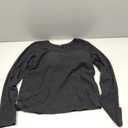 Womens Long Sleeve Thermal Shirts Slim Fit Basic Tee Tops Warm Fleece Undershirts 2025 Fall Winter Layer Outfits Black With Built In Bra M