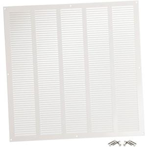Steinberg14 White Vent Cover 18x18 (Duct Opening) with Mesh - Wall and Ceiling Ventilation Register - Metal Air Grille - HVAC Cold Air Return Vent - 19.68"W x 19.68"H Outer Dimensions