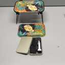 Metal Rolling Tray, Foldable Cone Loader Tray Pre Roll Machine for King Size &1 1/4 Size Pre Rolled Cones Filler Funnel Double Rolling Tray with Full Accessoris (Yellow)