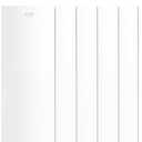 5 Pack 82.5" Vertical Replacement Blinds PVC Vertical Window Blinds Replacement Slats Parts for Sliding Glass Door Patio Door Window, White