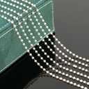 UMAOKANG 5 Meters Gold Plated Chain for Jewelry Making Small Artificial Pearl Chains Bulk Jewelry Making Chain Supplies Findings