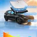 Windshield Sunshade for Subaru Impreza 2024-2026 Sun Shade Car Windshield Accessories Upgrade 4 Layers Blocks UV Rays Custom Fit Impreza 240T Car Window Shades Windshield Keep Cool Foldable