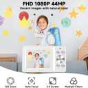 Digital Camera, 44MP Compact Camera, FHD 1080P Point and Shoot Digital Cameras with 16X Zoom, Face Detect, Smile Capture, Anti Shake, for Boys Girls Teens Gifts (White)