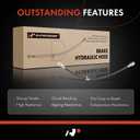 A-Premium Front Driver Brake Hydraulic Hose Compatible with Select Toyota Models - Sienna 2004-2010 - Replace# 9008094191