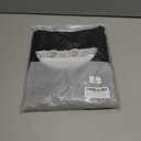 BAIGRAM Women Long Sleeve Lace Patchwork Button Up Henley Crop Shirt Top Y2K Preppy Slim Fit Fall Going Out Tee Girls Clothes Black (L)