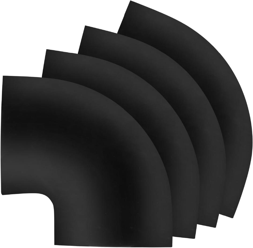 Bates- Corners for Floor Cord Covers, 4 pcs, Black, Corners for Floor Cord Covers for Wires on Floor Cord Cover, Corners for Extension Cord Cover Floor, Cord Protector Floor Cable Cover Corners