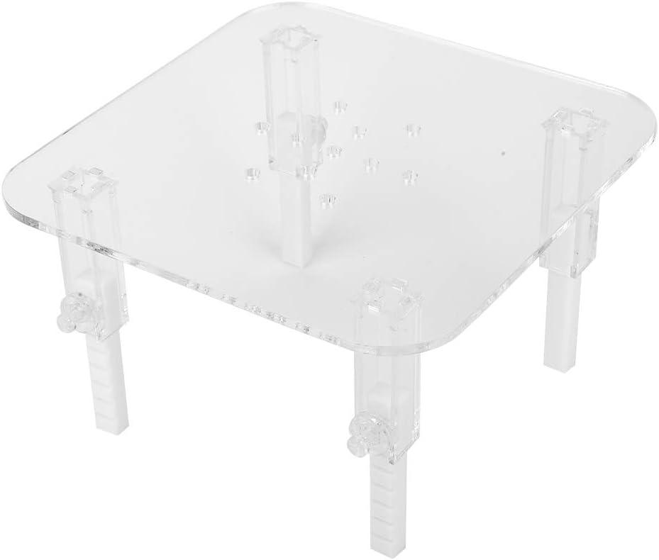 Protein Skimmer Stand, Clear Protein Separator Bracket Adjustable Height Acrylic Protein Skimmer Bracket Heightening Accessories for Aquarium Fish Tank