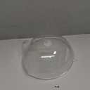 WENWELL Microwave Splatter Cover for Food,Clear Microwave Splash Guard Cooker lid with Handle,Dish bowl Plate Serving Cover Home Kitchen Essential,BPA-Free,Saft Plastic (10.5 inches (Without Water Steamer))