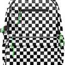 Simple Modern Ellis Backpack for School | Medium 20L Elementary Middle and High School Bookbag for Kids and Teens | Girls and Boys | Black and White Checkmate