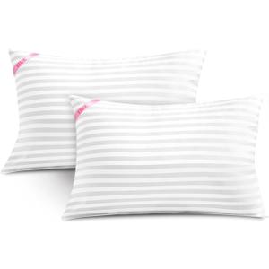 EIUE Throw Pillow Inserts, Machine Washable Pillows,Premium Polyester Fiber Fill for Sofa Bed & Decorative Cushions (White, 12x20inch)