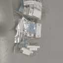 BokWin 12 PCS Magnetic Door Catch, Single Magnetic Catch White-15lb High Magnetic Shutter Hardware for Cupboard Kitchen Bathroom Closet Closures Cabinet Door with Screws