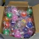 24 Pieces Bouncy Balls 32mm Bounce Balls 6 Styles High Bouncing Balls Toys for Kids Party Favors Birthdays Gift Classroom