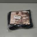 Genina Seat Covers for Dining Room Chair Seat Slipcovers Kitchen Chair Covers (Black, 4 Pcs)