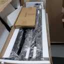 Floating Bed Frame California King Size with Charging Station and LED Lights, Metal Platform Bed Frame, No Box Spring Needed, Easy Assembly, (California King) (Black)