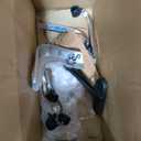 Ergonomic Office Chair, Mesh Seat Cushion with 3D Armrests and 3D Headrest, Adjustable Lumbar Support with 90-120° Rocking Function, SGS Class 4 Gas Clylinder, Black